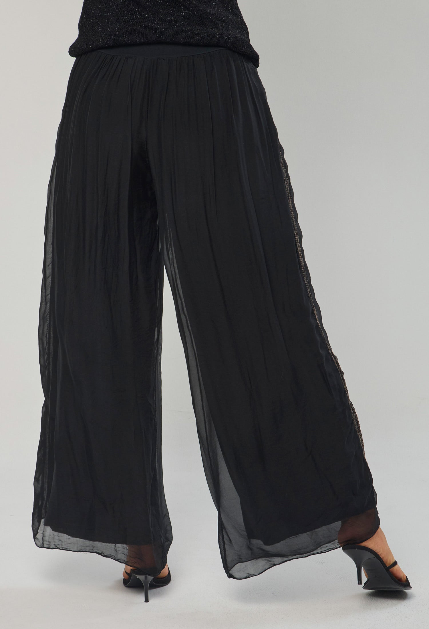 Pantalón Seda Lentejuelas