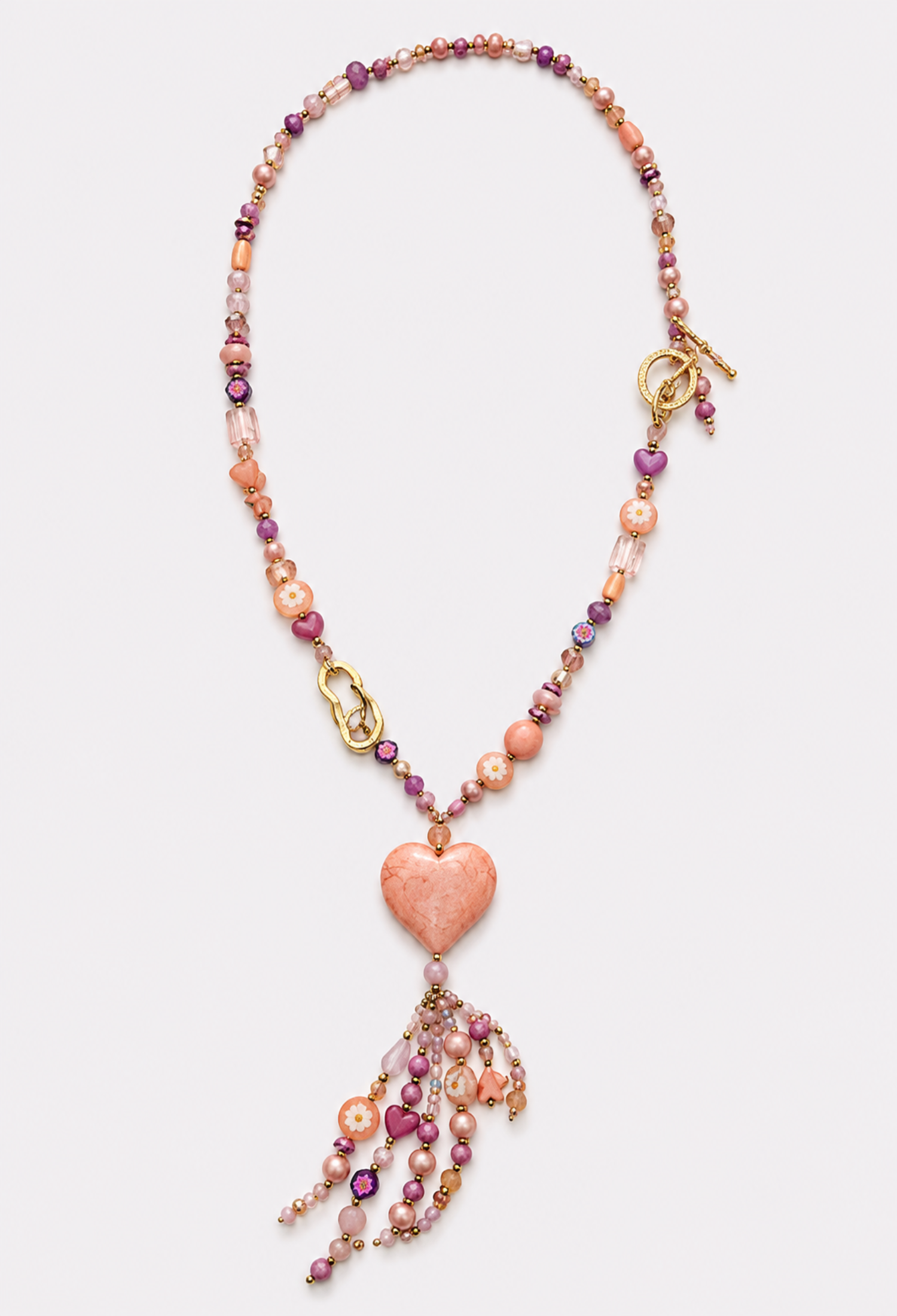 Collar Largo Corazón