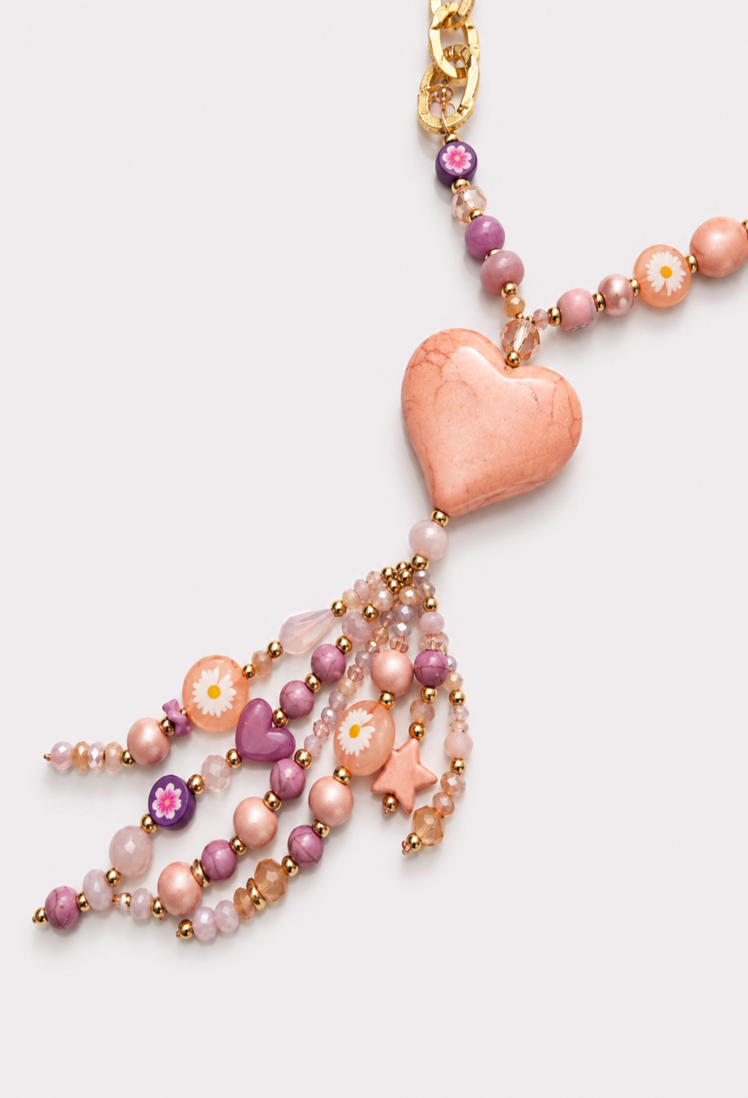 Collar Largo Corazón
