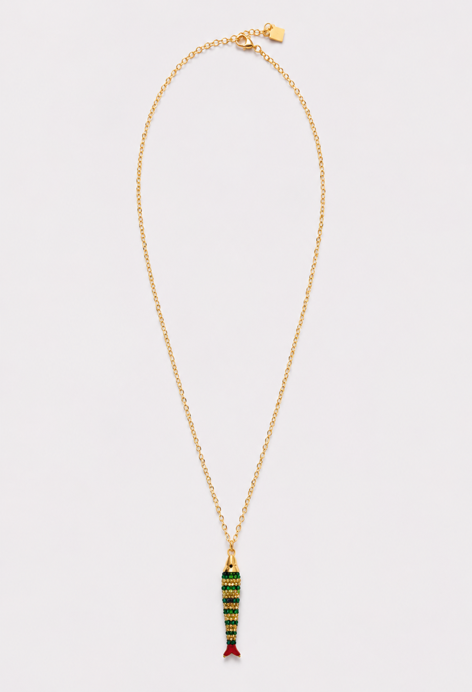 COLLAR CADENA DORADA DIJE PEZ