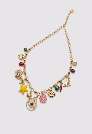 Collar de Charms Amuletos