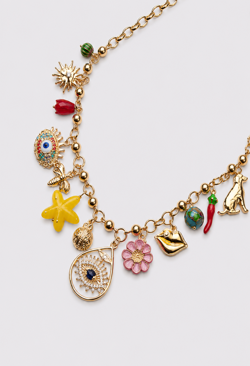 COLLAR DE CHARMS AMULETOS