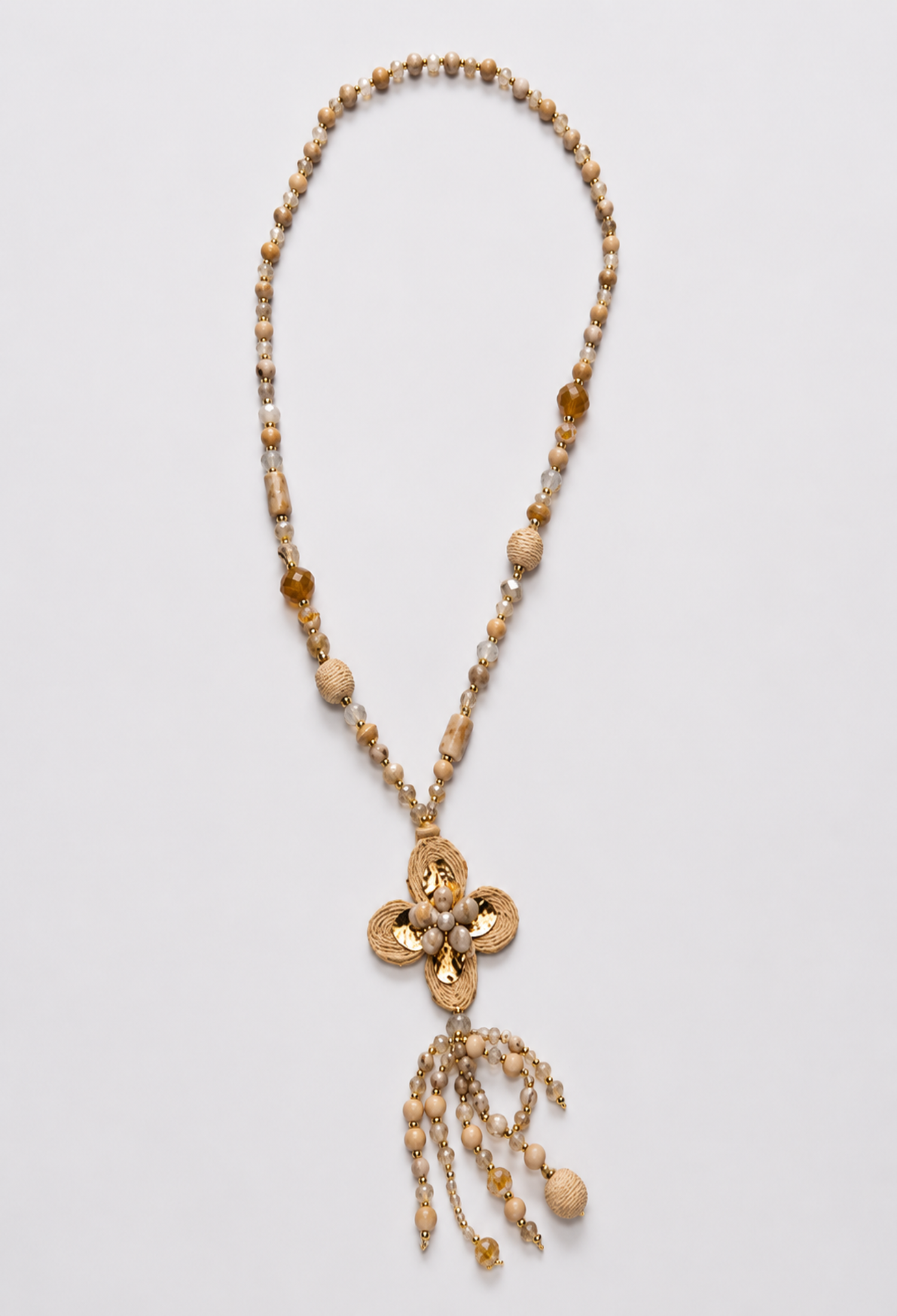 COLLAR LARGO NATURA FLOWER