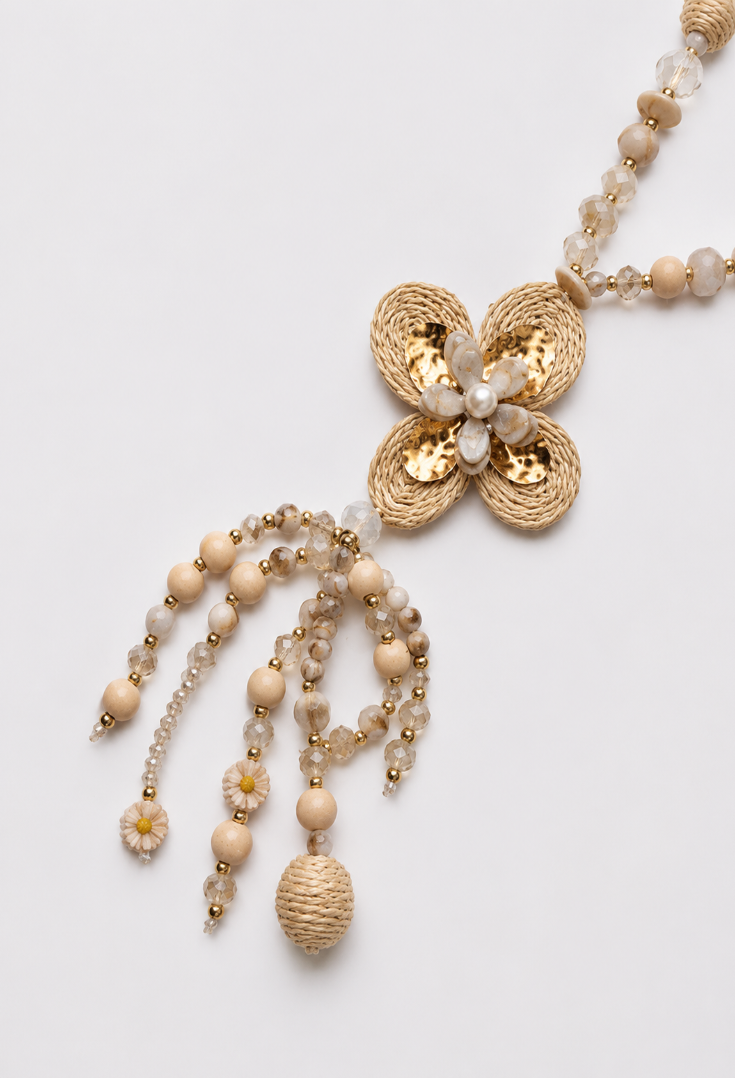 COLLAR LARGO NATURA FLOWER