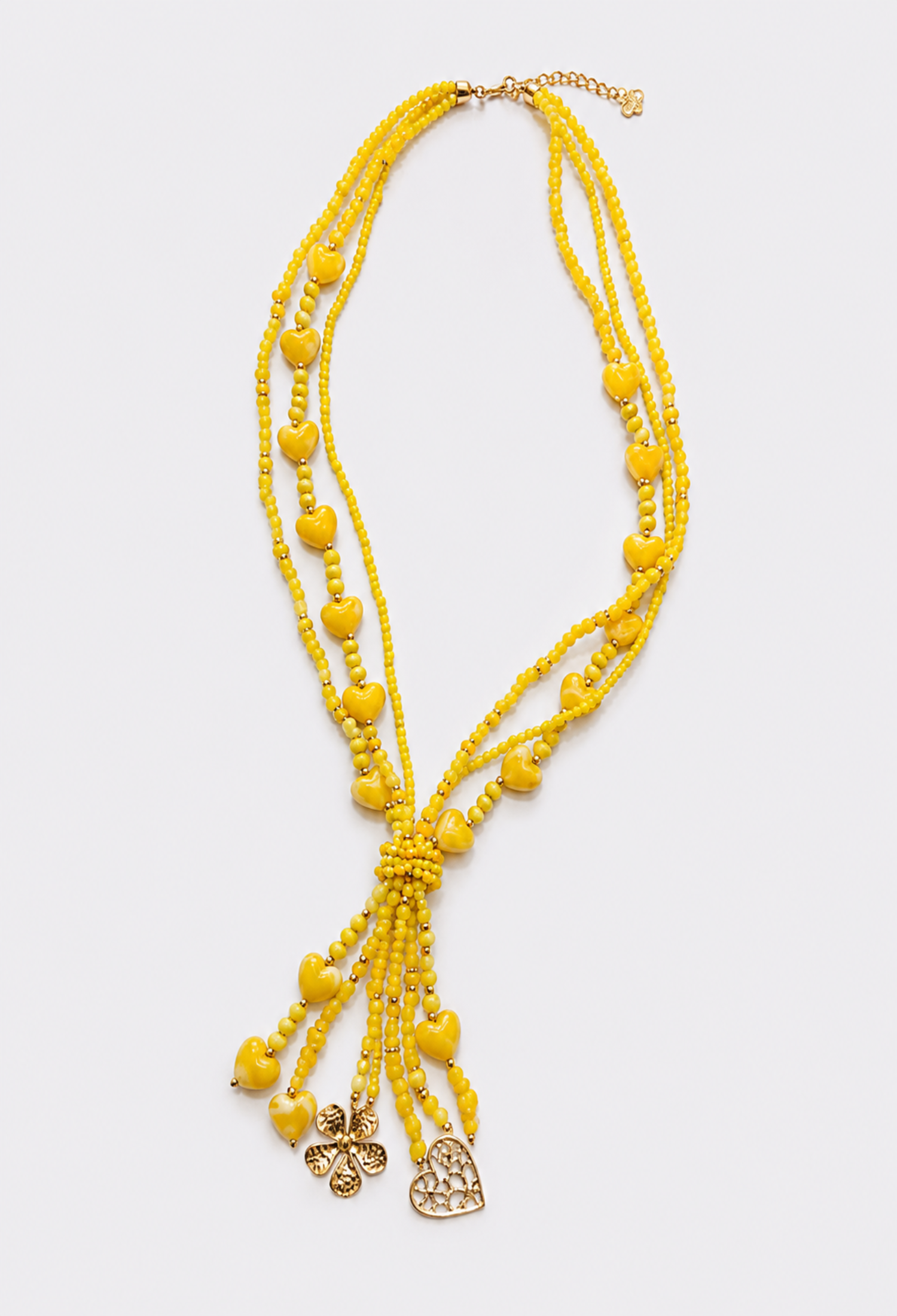 COLLAR MULTIHILO VIBRANT AMARILLO