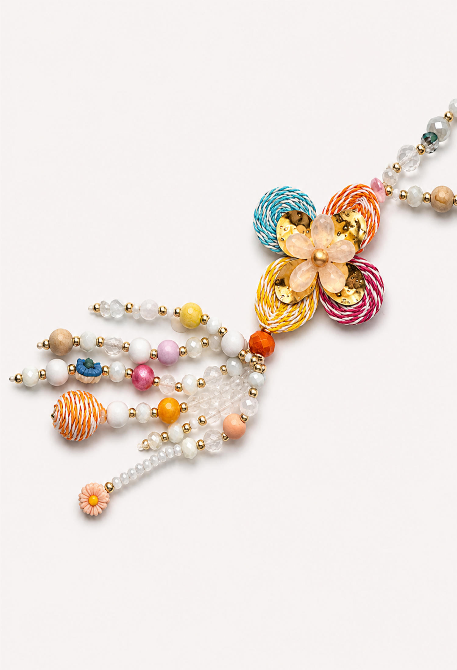 COLLAR LARGO FIESTA BOHO MULTICOLOR