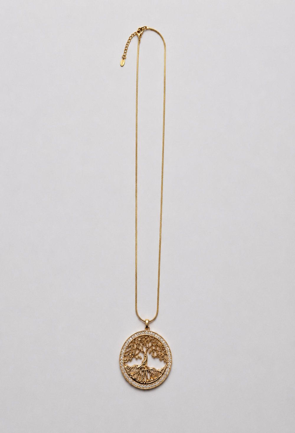 Collar Largo Medallón Árbol de la Vida - Foto 1