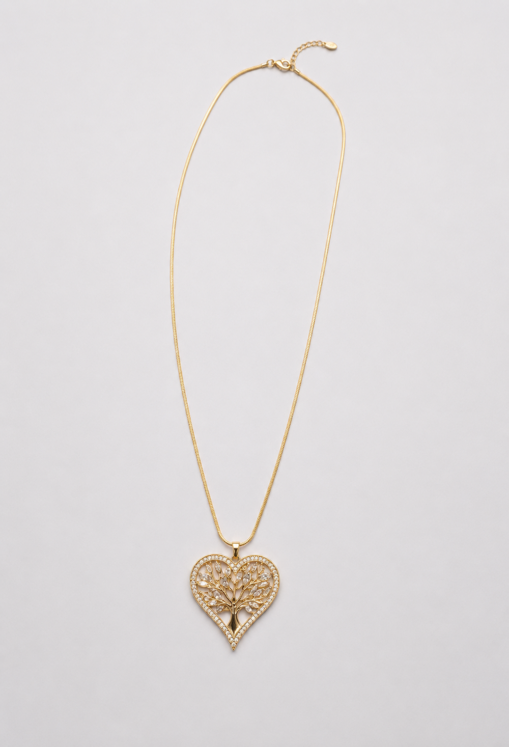 Collar Largo Corazón Árbol de la Vida - Foto 1