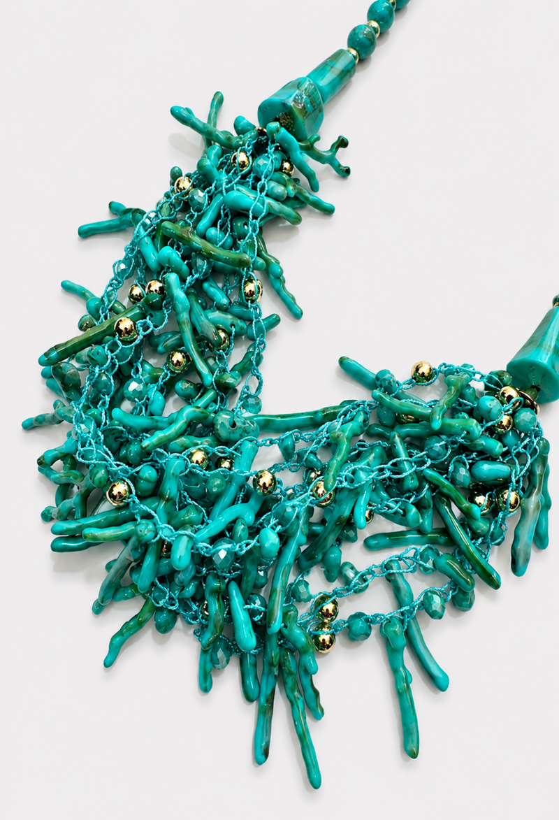 COLLAR PECHERA REEF TURQUESA