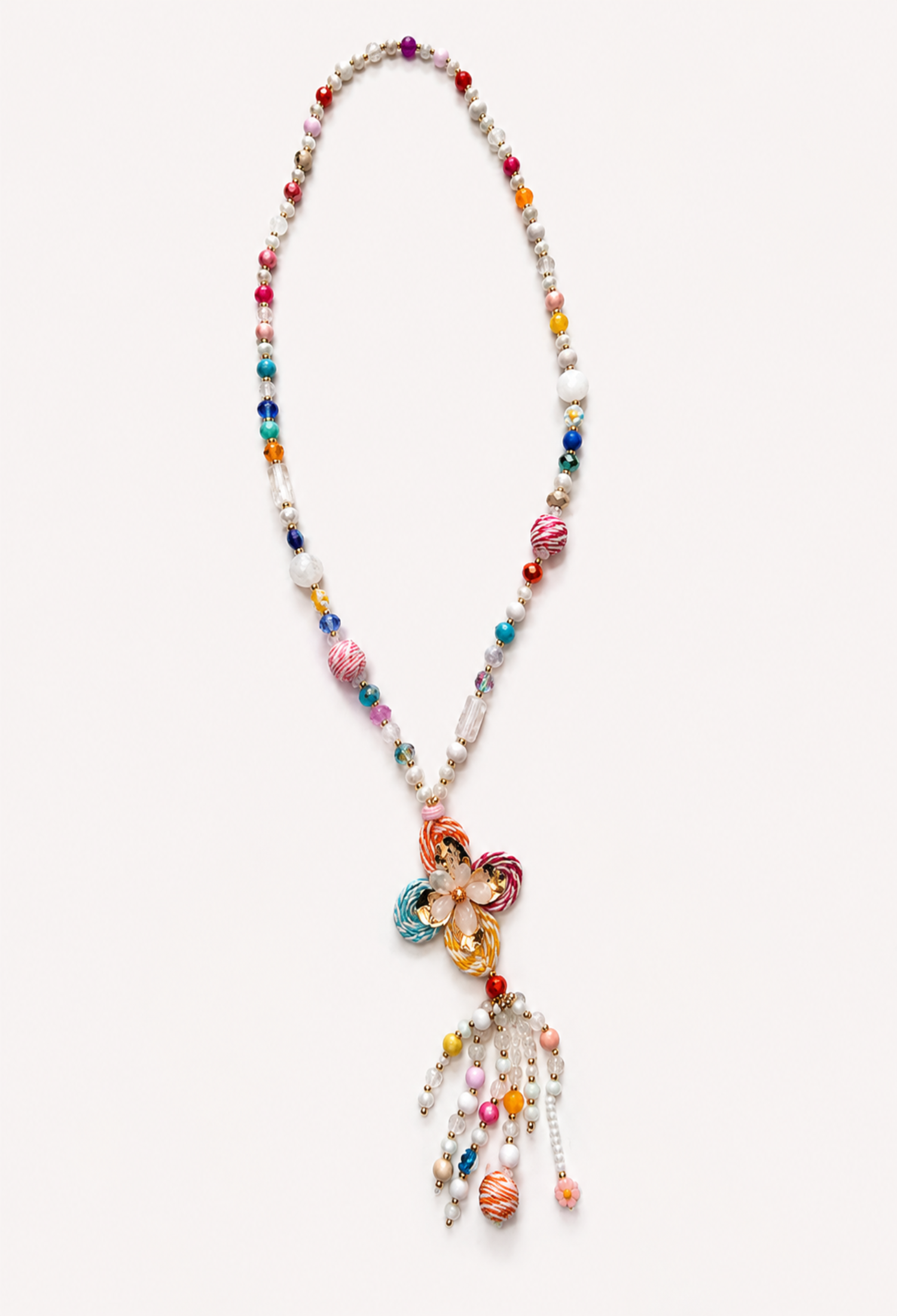 COLLAR LARGO FIESTA BOHO MULTICOLOR