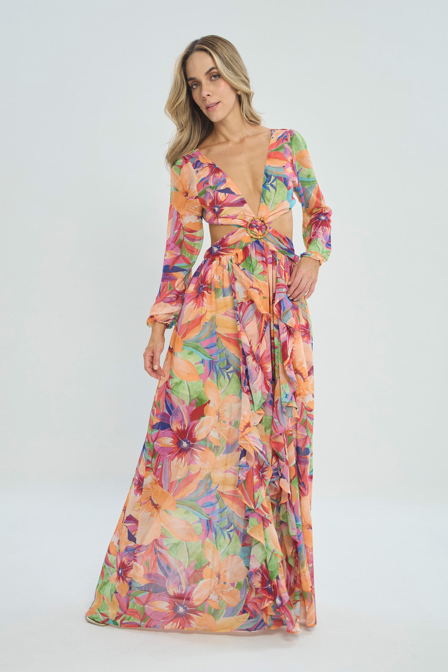 Vestido Floral - Outlet BYBLA Colombia