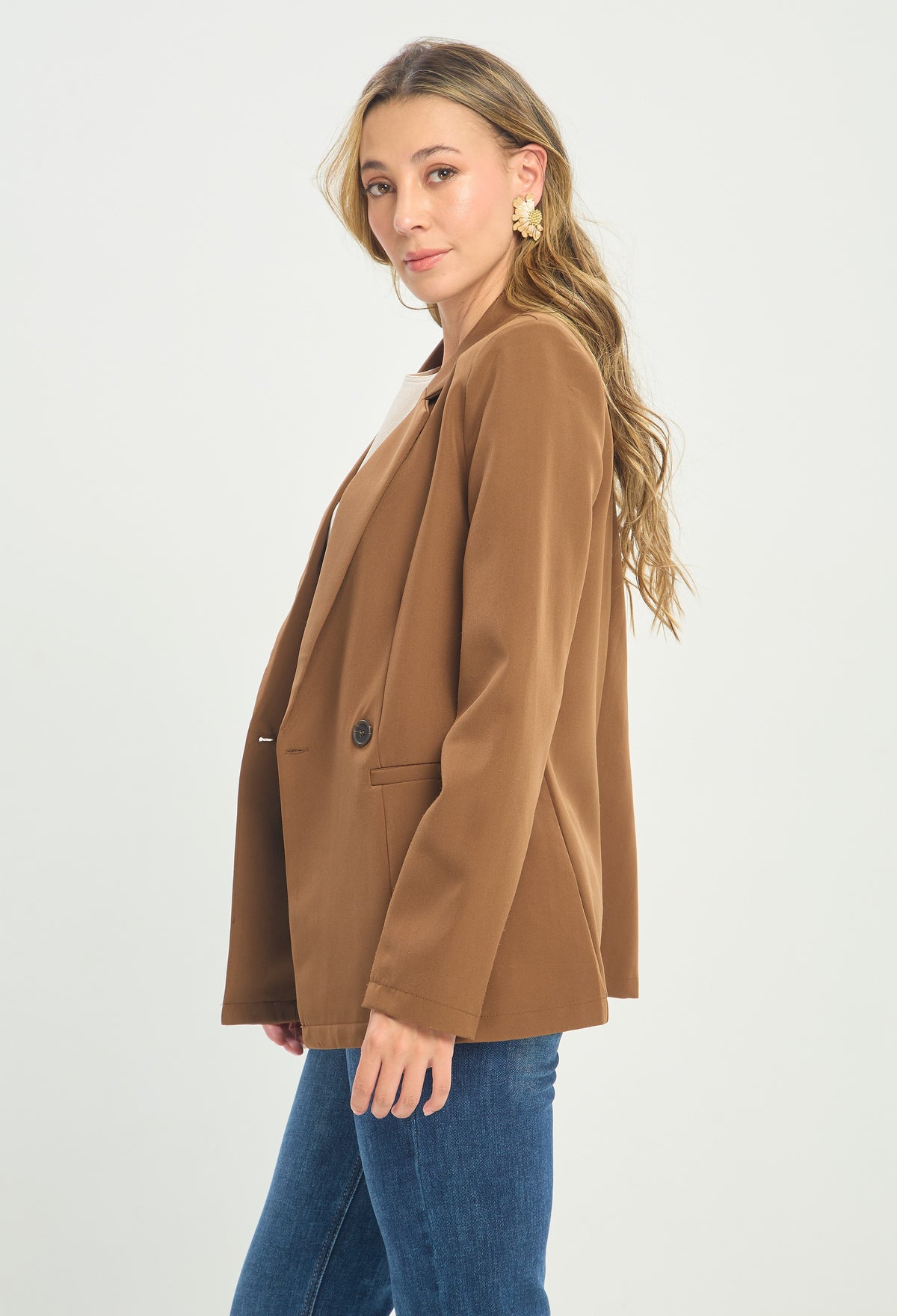 Blazer Cruzado Café BYBLA - vista 5