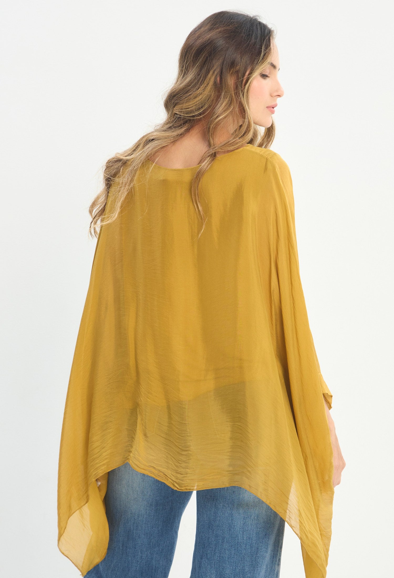 Blusa Manga 3/4 Naranja - BYBLA outlet - vista 3