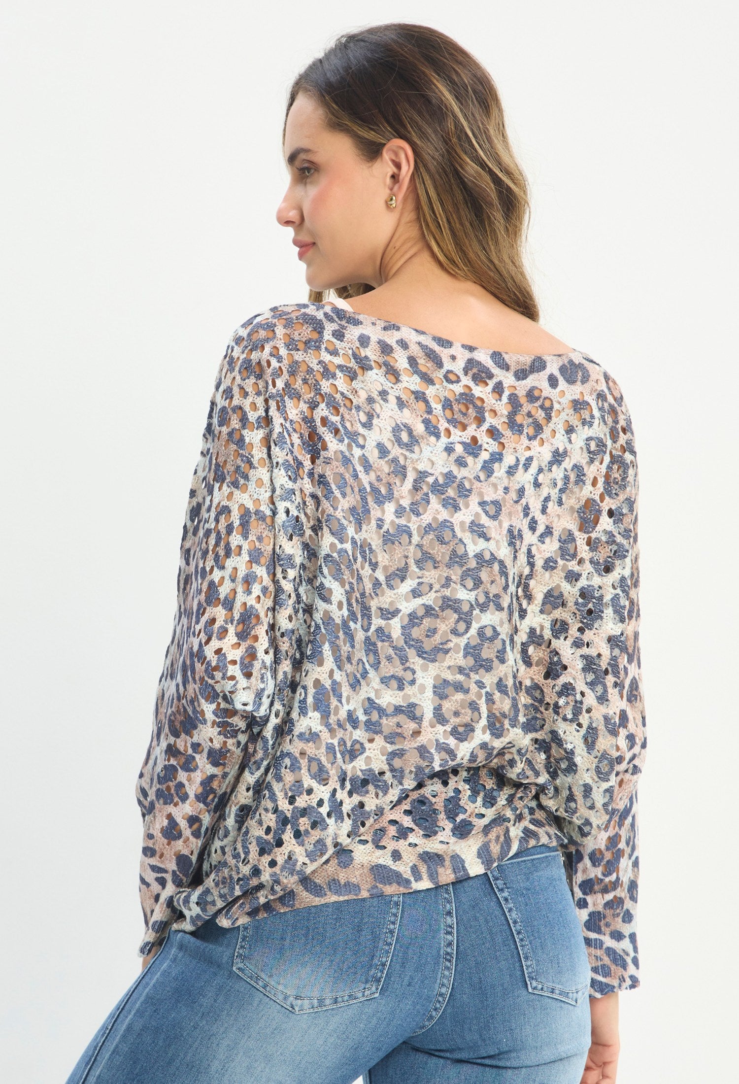 Blusa Manga Larga Multicolor - BYBLA outlet - vista 5