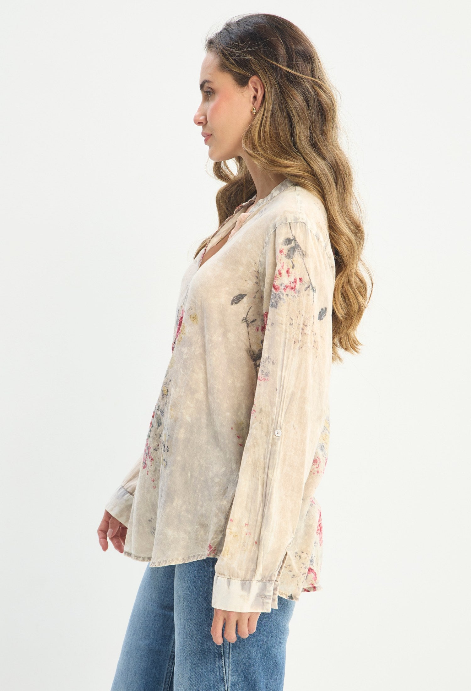 Blusa Manga Larga Multicolor - BYBLA outlet - vista 3