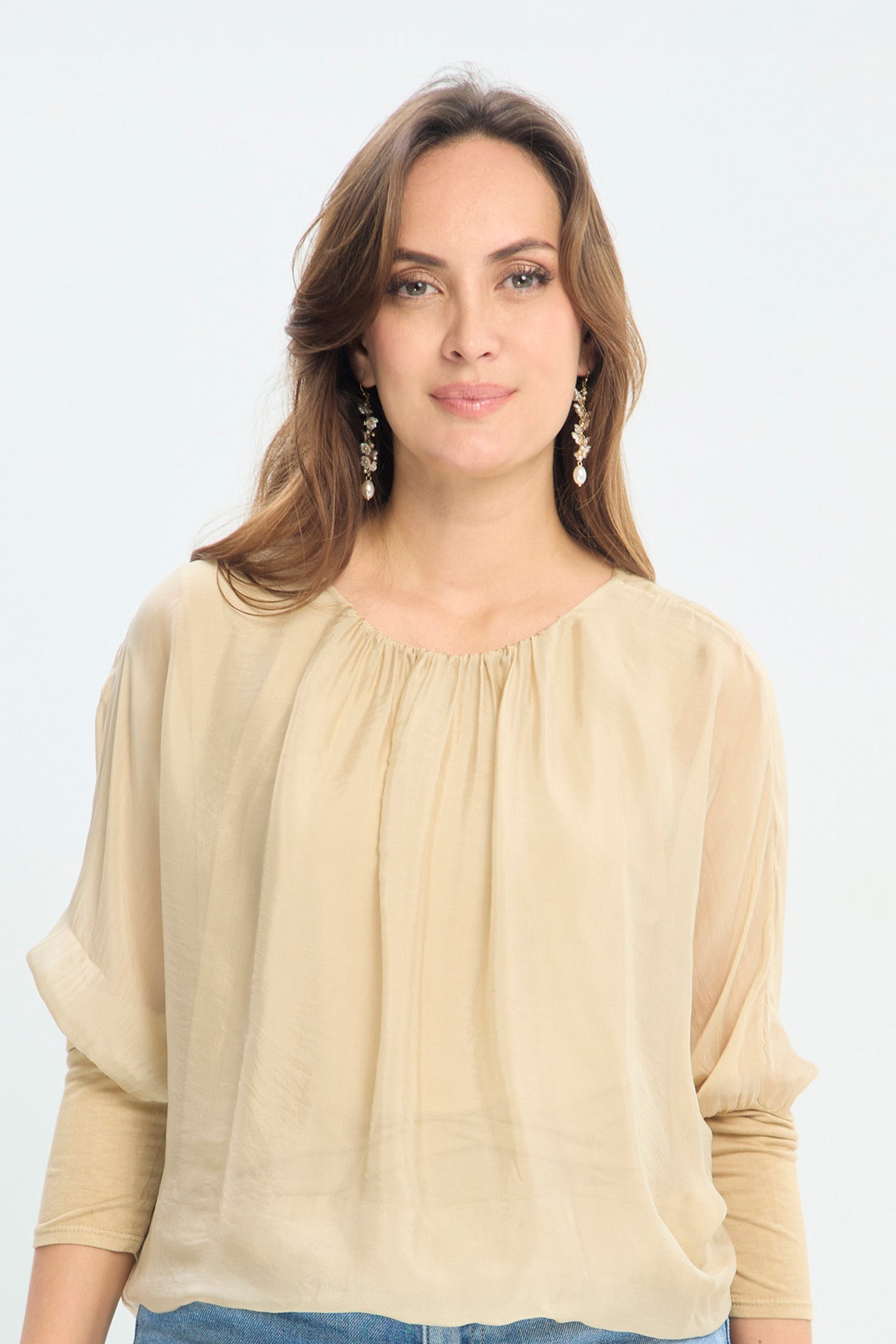 Blusa en Seda Fajón NEW