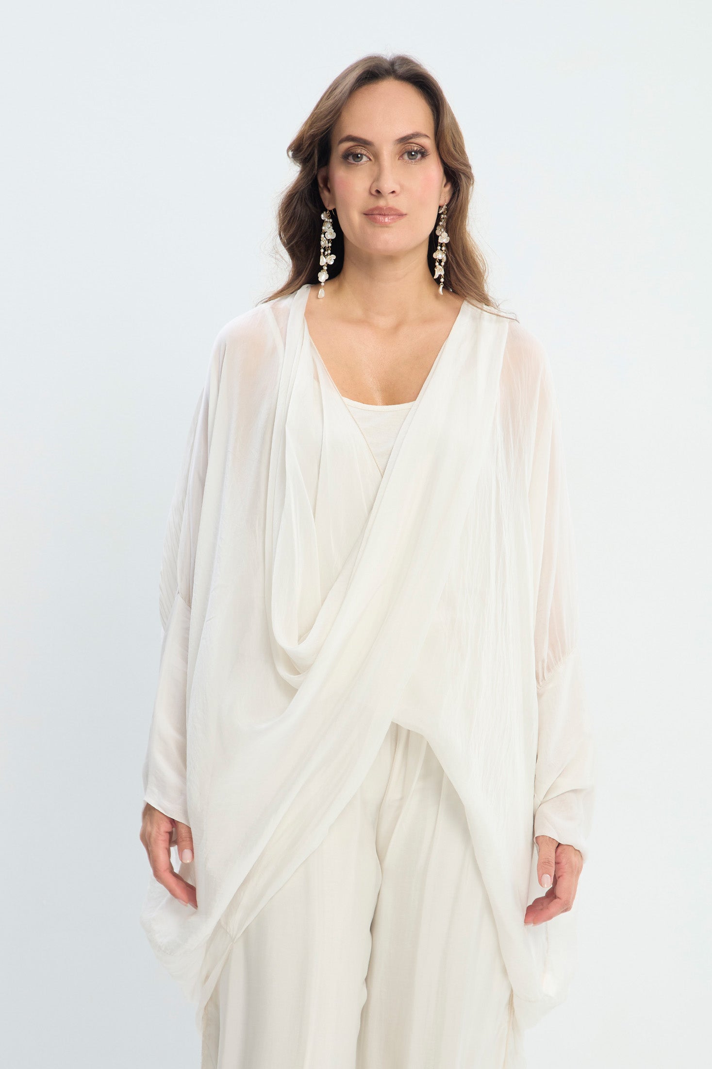 Blusón en Seda Drapeado NEW