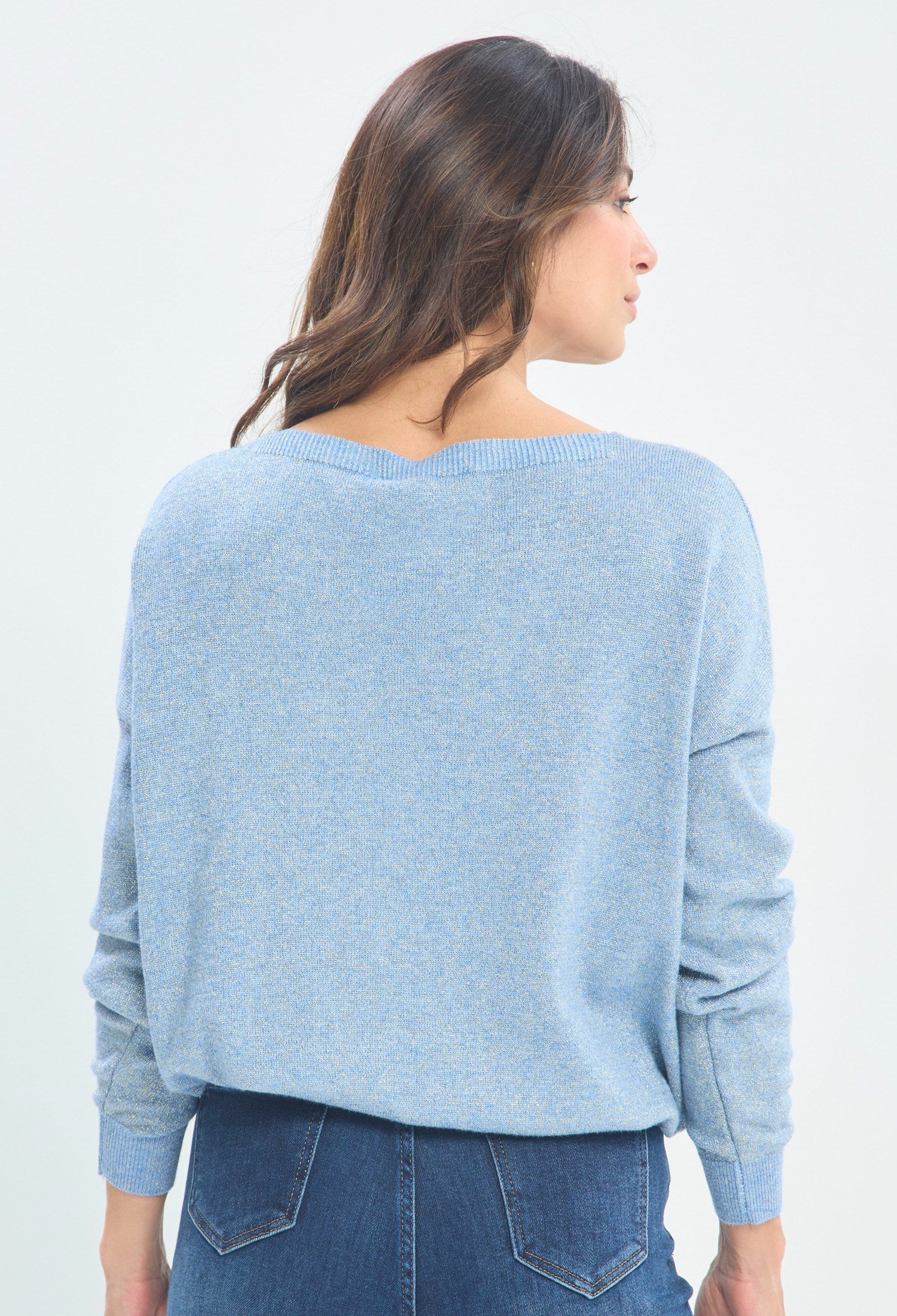 Buso Flores Brillantes azul pastel sale BYBLA - vista 3