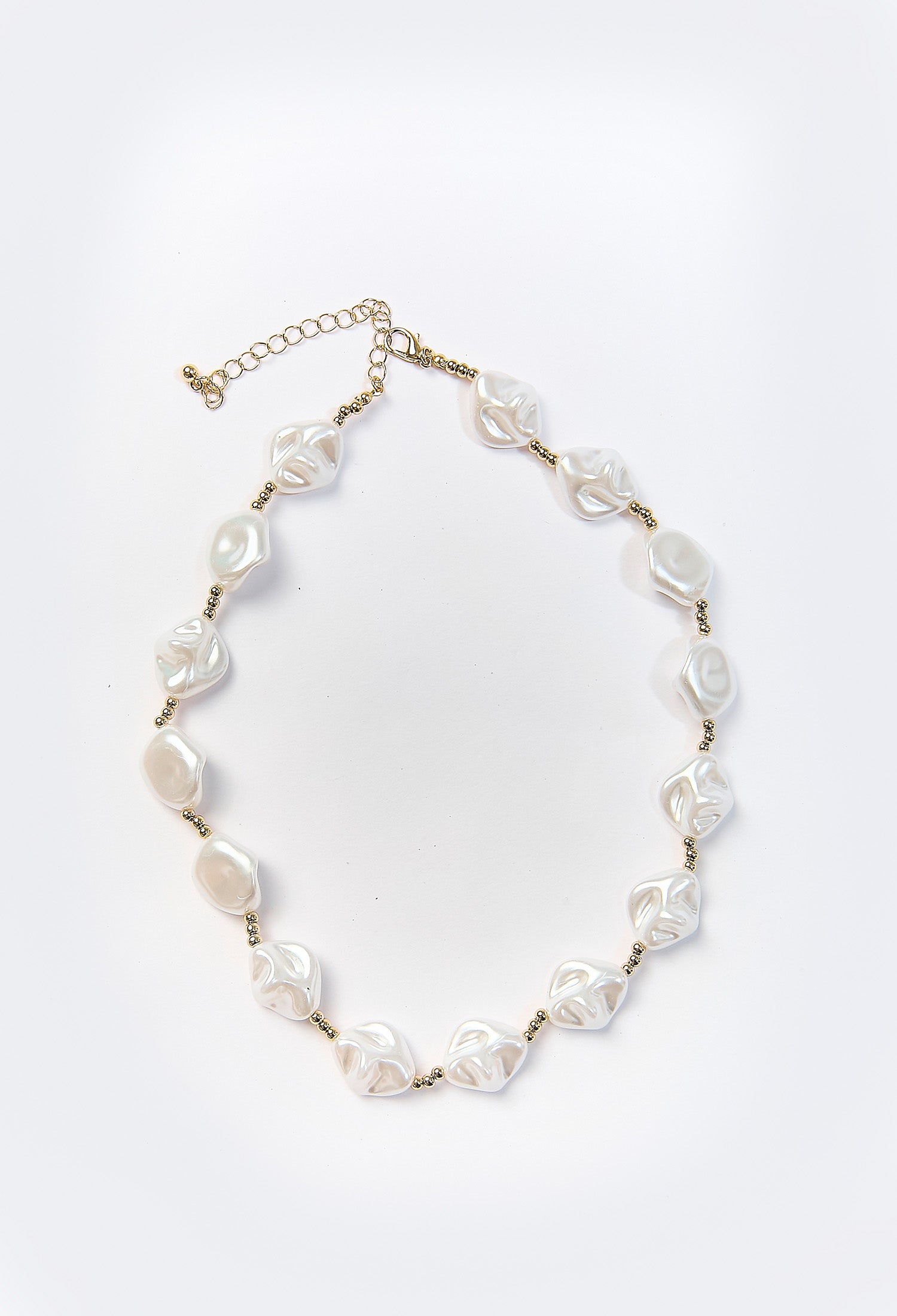 Collar Perlas Clásico Dorado - Foto 1