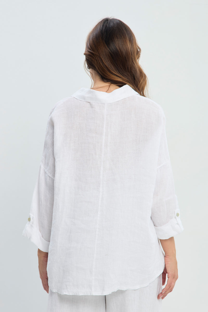 Camisa en Lino NEW vista 2 - BYBLA Colombia
