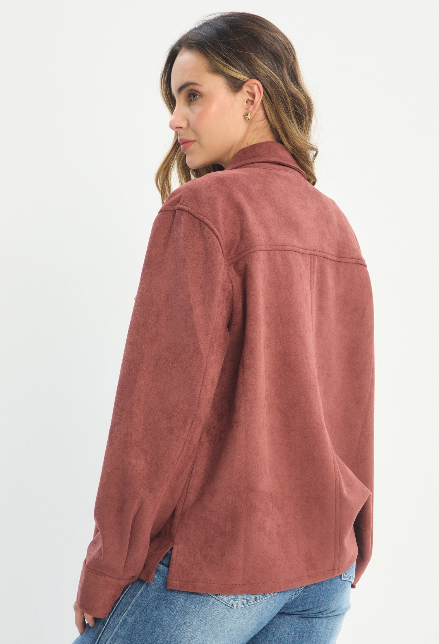 Chaqueta Marrón - BYBLA outlet - vista 3