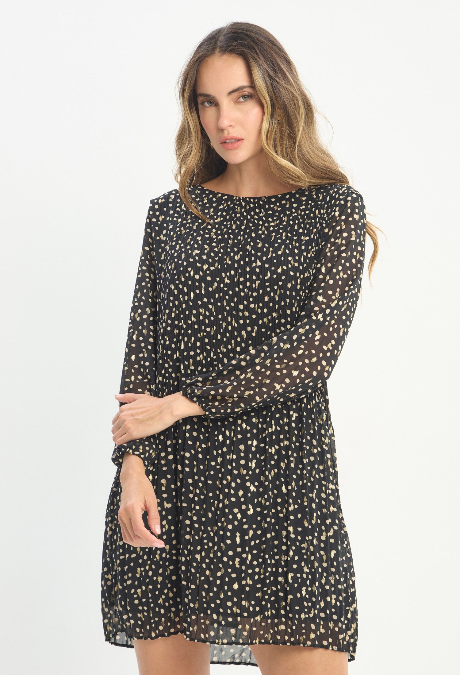 Vestido Corto Negro - BYBLA outlet - vista 2