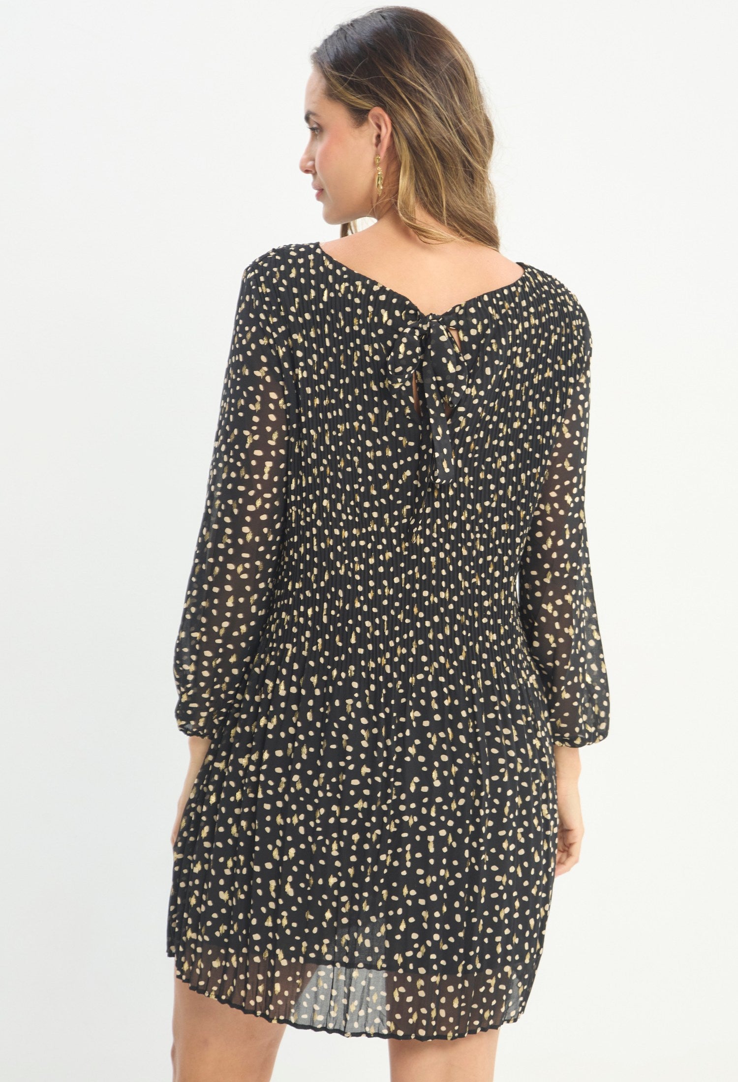 Vestido Corto Negro - BYBLA outlet - vista 3