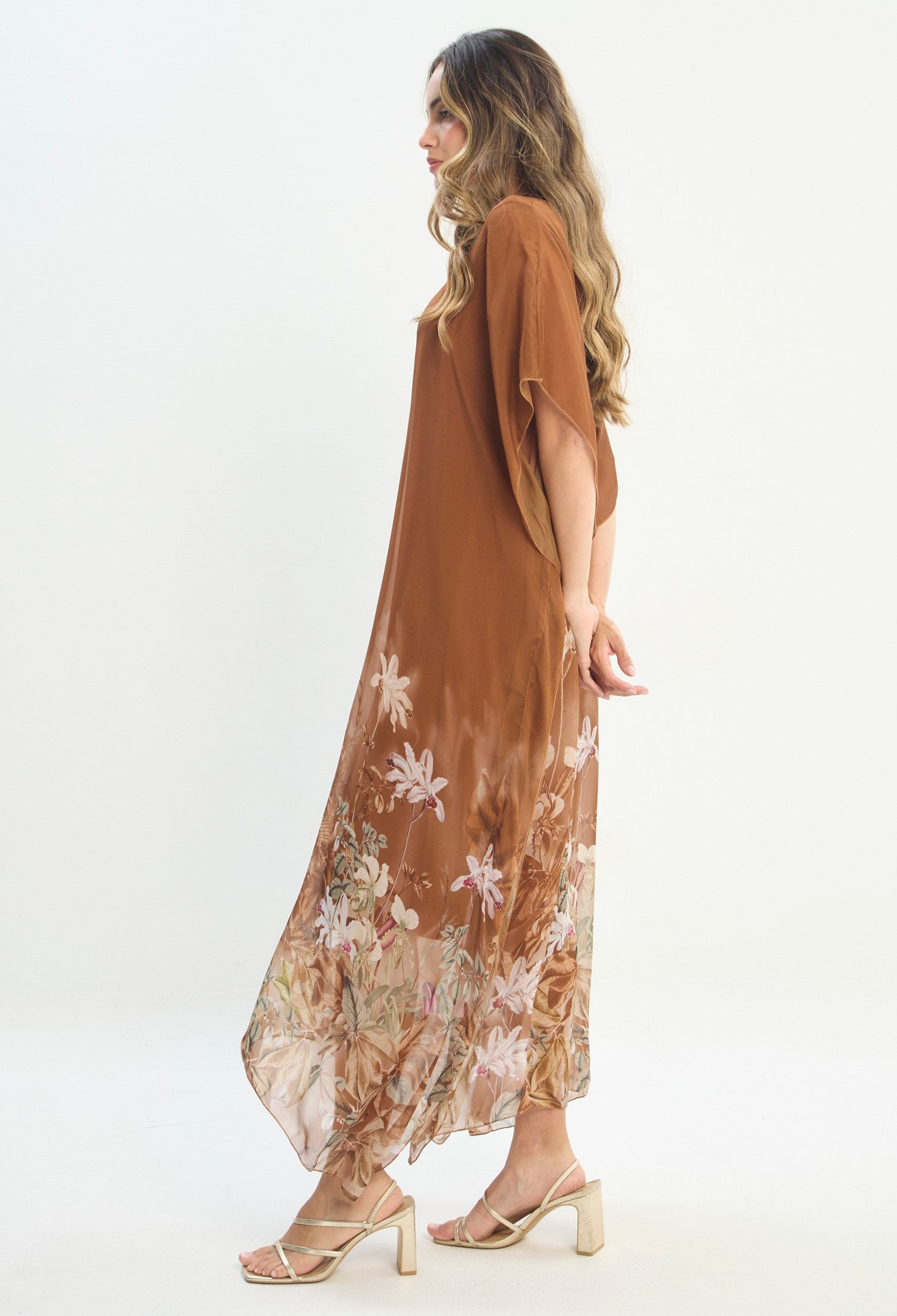 Vestido Largo Marrón - BYBLA outlet - vista 2