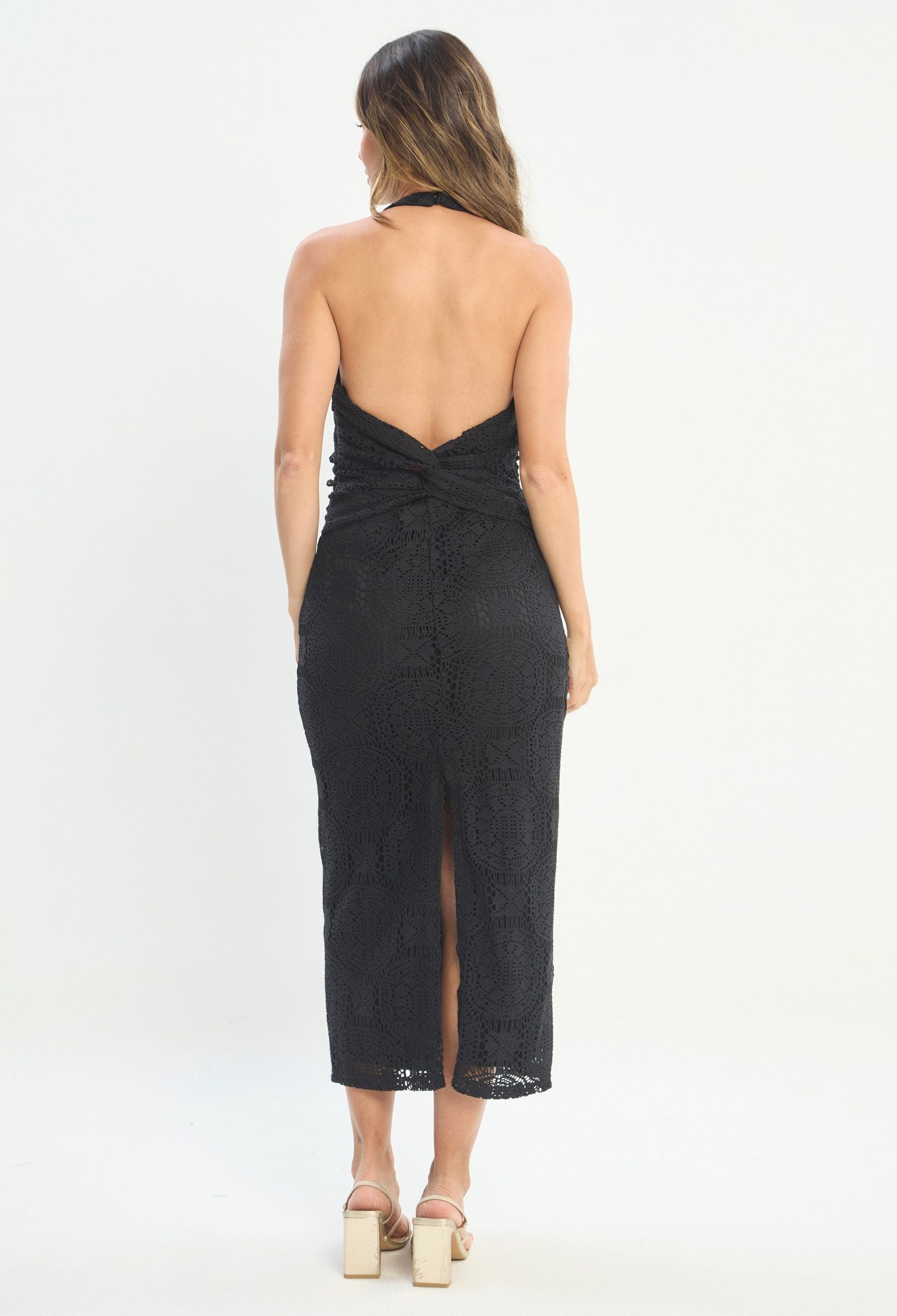 Vestido Largo Negro - BYBLA outlet - vista 3