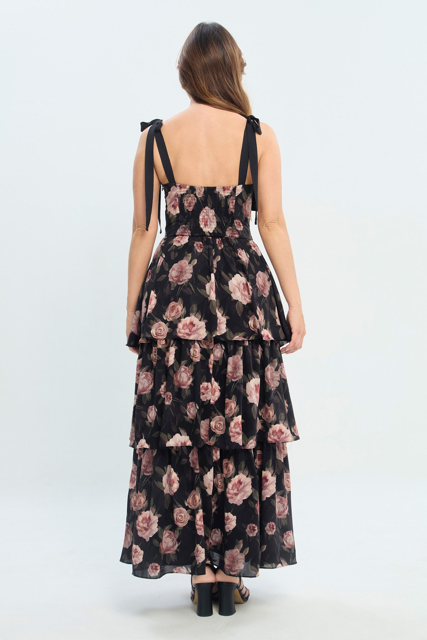 Vestido Midi Floral Corset NEW