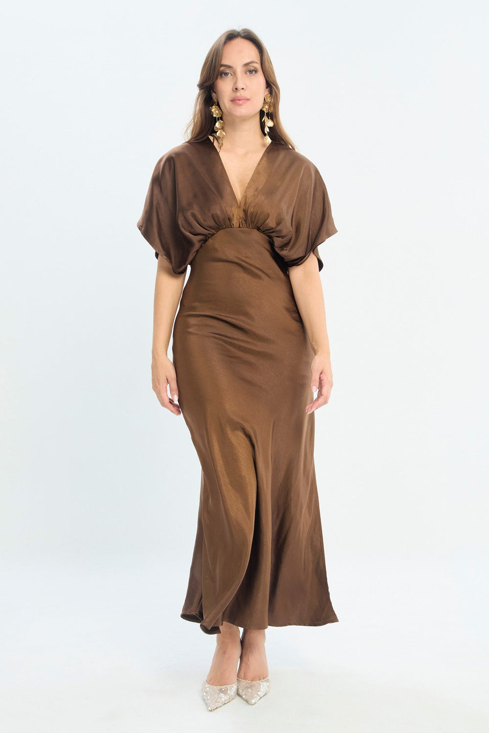 Vestido Largo en Satín NEW - BYBLA Colombia